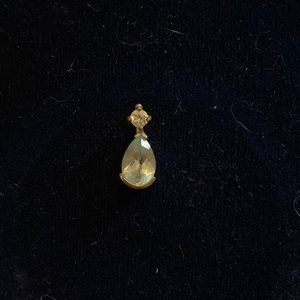 Blue and White Topaz Pendant Sterling Silver